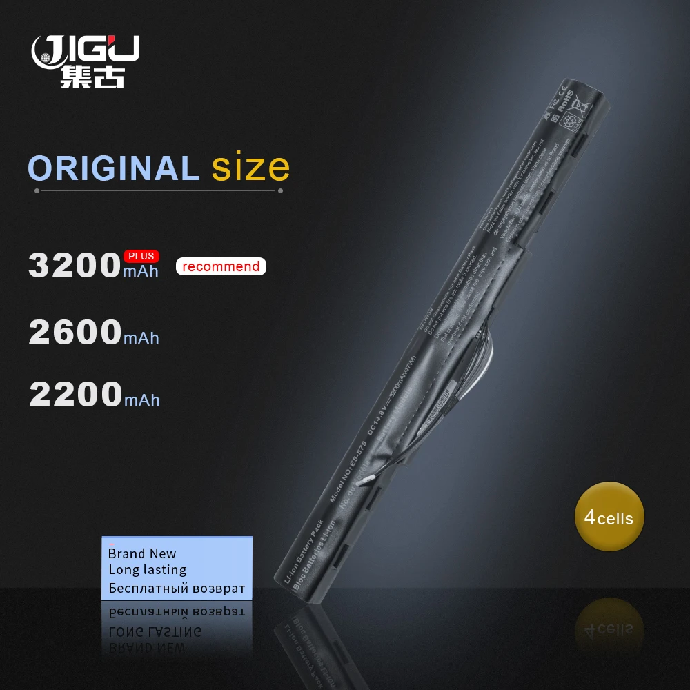 JIGU 4 ячейки AS16A5K AS16A7K Аккумулятор для ноутбука ACER для Aspire E 15 E5 476G 53KY E5-575
JIGU 4 ячейки AS16A5K AS16A7K Аккумулятор для ноутбука ACER для Aspire E 15 E5 476G 53KY E5-575