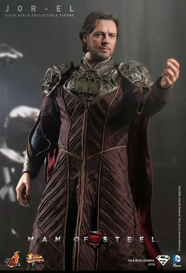 Горячие игрушки MMS201 Супермен Человек из стали Jor El Russell Crowe 1/6 фигурка|Игровые