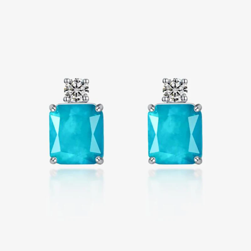 S925 Sterling Silver Blue Yellow Palaiba Ice Flower Cut 9*10mm High Carbon Diamond Earrings For Women Sparkling Wedding Jewelry
S925 Sterling Silver Blue Yellow Palaiba Ice Flower Cut 9*10mm High Carbon Diamond Earrings For Women Sparkling Wedding Jewelry