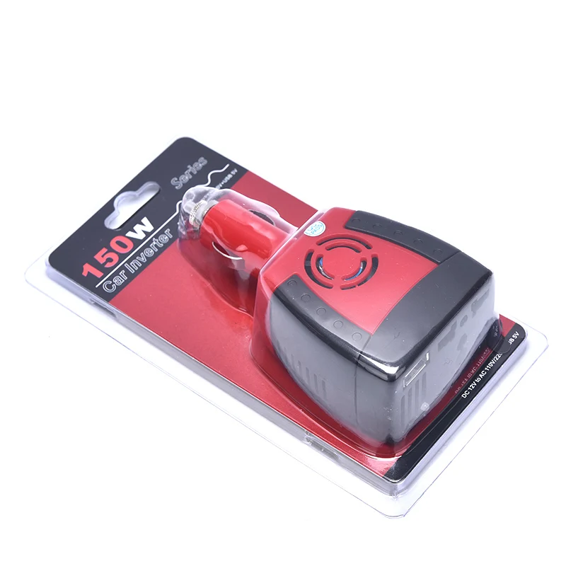 Car Inverter150W 12V DC to 220V/110V AC Inverter AdapterPortable Auto Power Inverter Charger Converter Adapter
Car Inverter150W 12V DC to 220V/110V AC Inverter AdapterPortable Auto Power Inverter Charger Converter Adapter