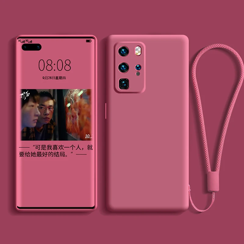 Soft Liquid Silicone Shockproof Case For Huawei P40 P30 P20 Pro Camera Lens Protection For Mate 30 20 Pro Back Cover With Strap
Soft Liquid Silicone Shockproof Case For Huawei P40 P30 P20 Pro Camera Lens Protection For Mate 30 20 Pro Back Cover With Strap