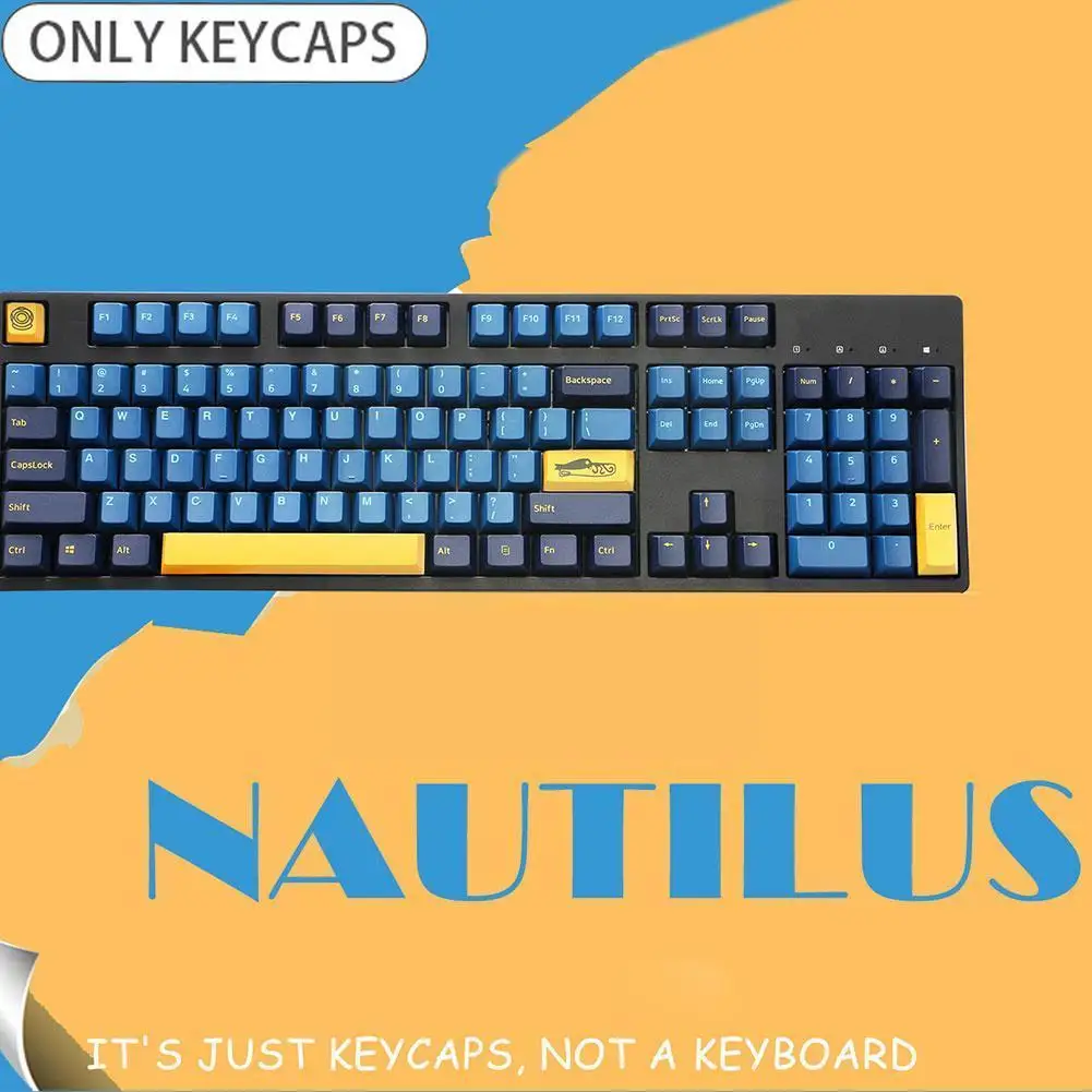 Для Gmk Capturer Nautilus Keycap Pbt двухцветная формованная Оригинальная клавиатура Механическая Высокая X6o4
Для Gmk Capturer Nautilus Keycap Pbt двухцветная формованная Оригинальная клавиатура Механическая Высокая X6o4