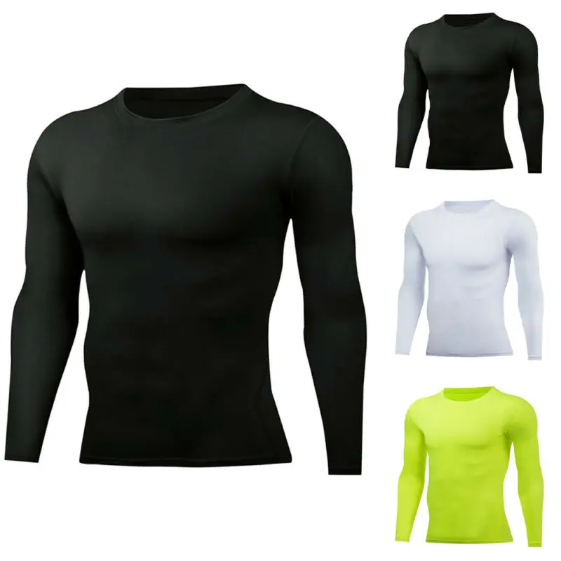 Men Long Sleeve Compression Slim Fit Sports Fitness Gym T-Shirt Base Layer Tops
Men Long Sleeve Compression Slim Fit Sports Fitness Gym T-Shirt Base Layer Tops
