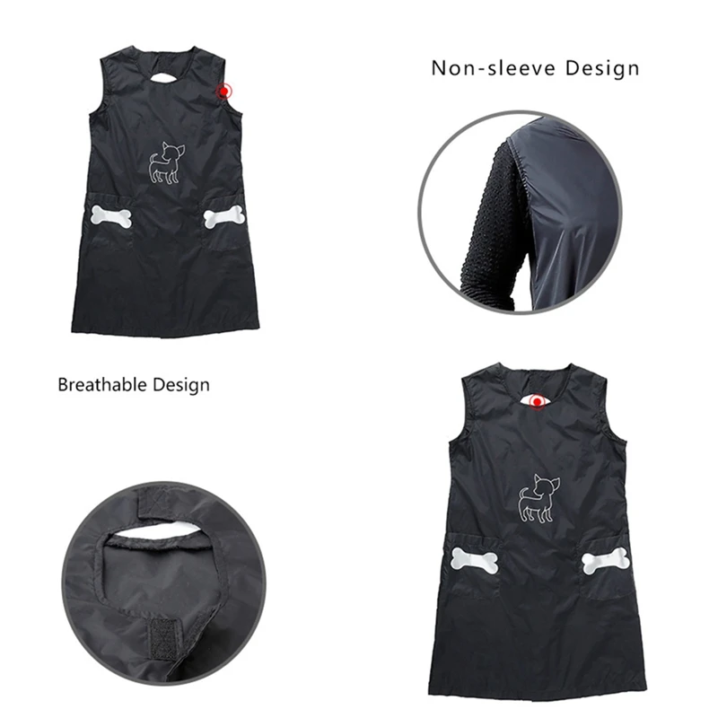 Lovely pet beautician work clothes waterproof nylon apron anti sticky wool apron for dog and cat
Lovely pet beautician work clothes waterproof nylon apron anti sticky wool apron for dog and cat
