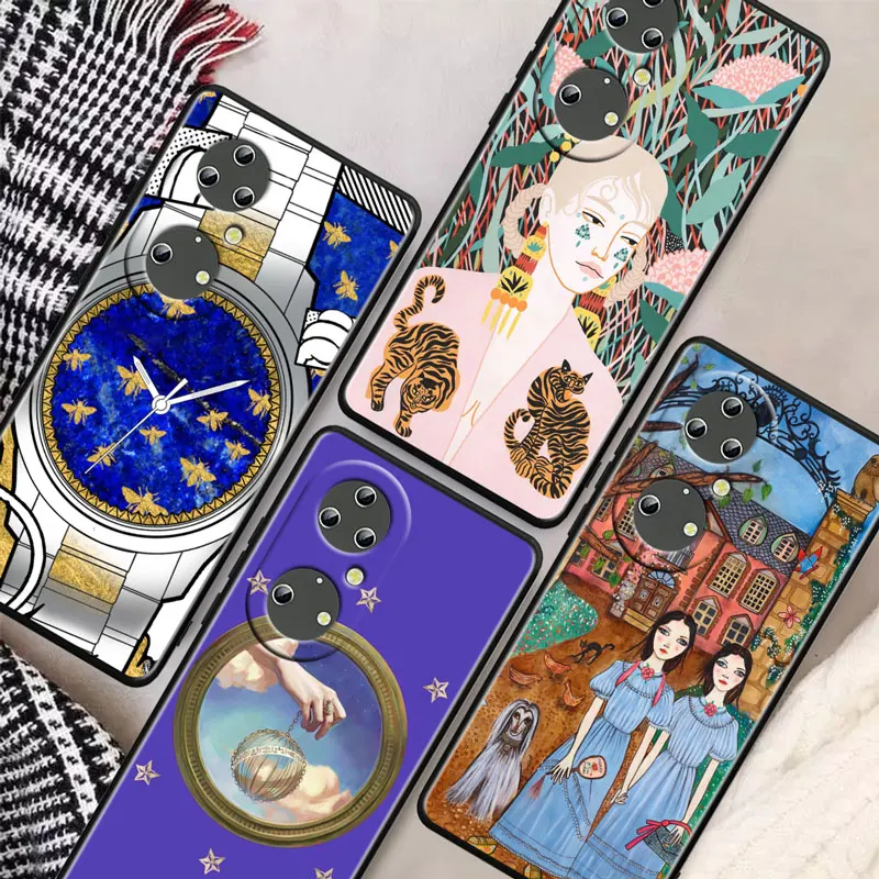 Luxury flower brand Soft Silicone Shockproof Black Phone Cover For Huawei P30 Pro P40 Lite P20 P50 5G P10 Plus Case
Luxury flower brand Soft Silicone Shockproof Black Phone Cover For Huawei P30 Pro P40 Lite P20 P50 5G P10 Plus Case