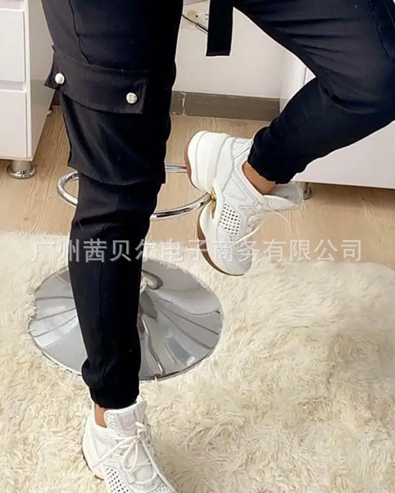 Spring New Pink Webbing Overalls Solid Color High Waist Skinny Straight-leg Pants Zipper Streetwear 2021 Black
Spring New Pink Webbing Overalls Solid Color High Waist Skinny Straight-leg Pants Zipper Streetwear 2021 Black