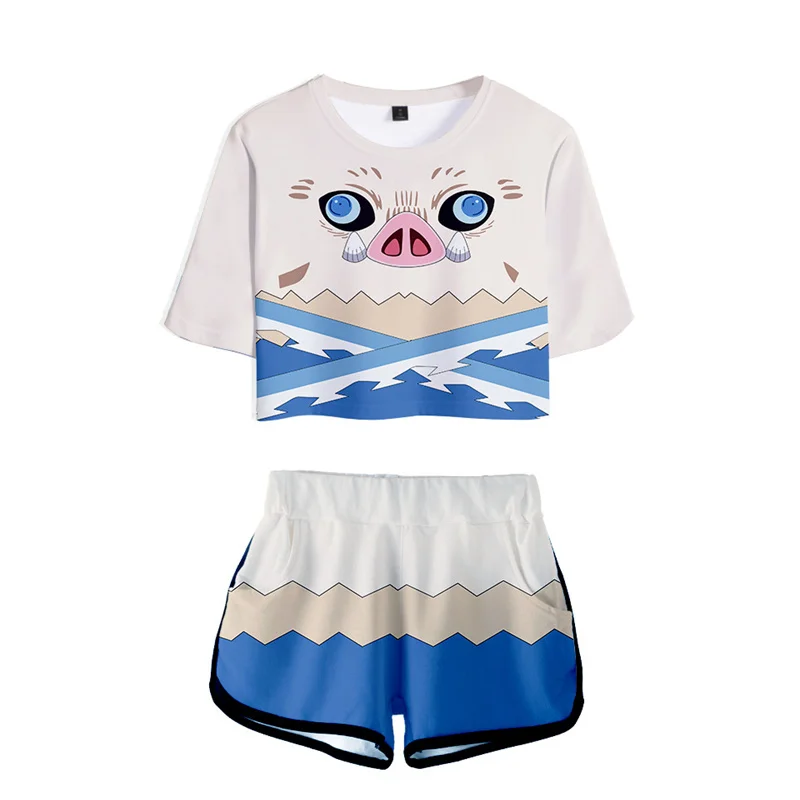 Demon Slayer Anime Cosplay Costume 3D Print T-Shirt Shorts Set Homewear Streetwear Carnival Halloween Costumes Tanjirou Nezuko
Demon Slayer Anime Cosplay Costume 3D Print T-Shirt Shorts Set Homewear Streetwear Carnival Halloween Costumes Tanjirou Nezuko