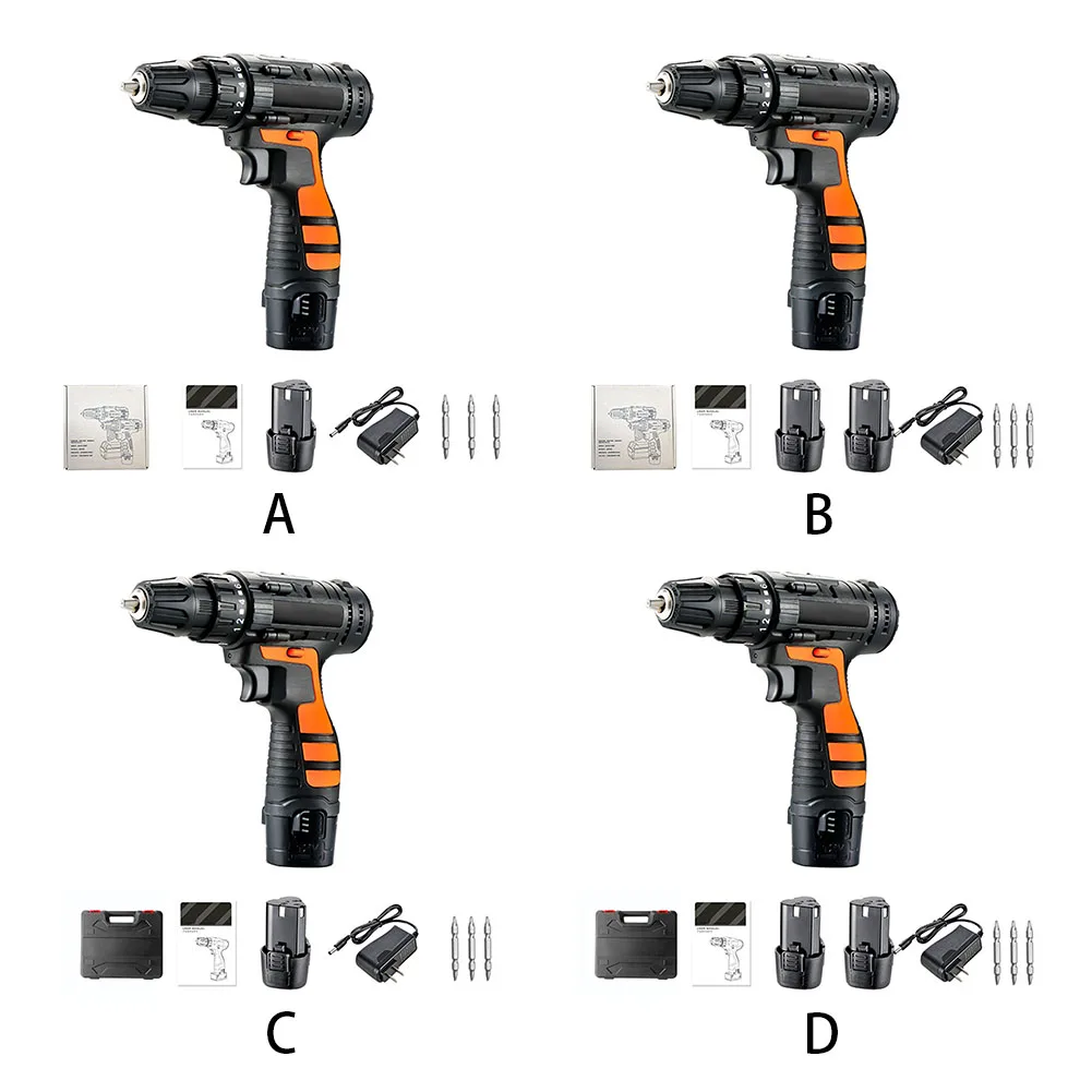 12V Ergonomic Cordless Drill For Assembling Multifunctional Electric Screwdriver Strong Torque 1.3Ah USB Rechargeable Household
12V Ergonomic Cordless Drill For Assembling Multifunctional Electric Screwdriver Strong Torque 1.3Ah USB Rechargeable Household