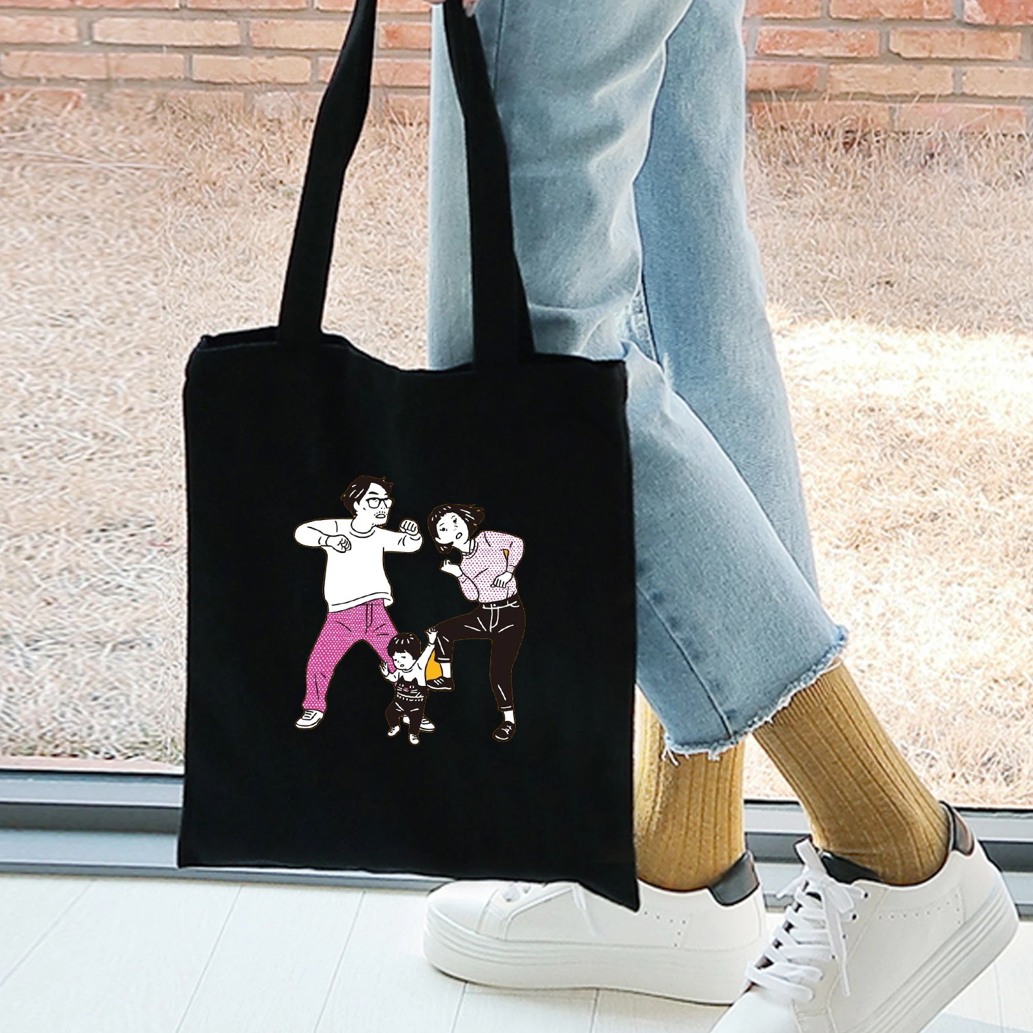 Character Cartoon Graphics Print Kawaii Canvas Bag Eco Tote Bag Shopping Bags Handbags Fashion Casual Literary Creative Cute
Character Cartoon Graphics Print Kawaii Canvas Bag Eco Tote Bag Shopping Bags Handbags Fashion Casual Literary Creative Cute