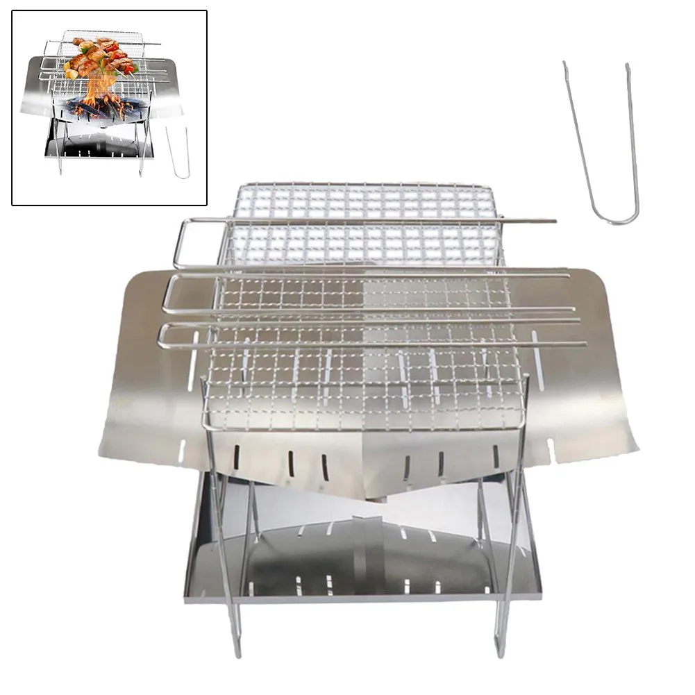 Folding Outdoor Camping Campfire Wood Fire Stove Ultralight BBQ Cooking Fire Stoves Ultralight Heating Barbecue Adjusted Freely
Folding Outdoor Camping Campfire Wood Fire Stove Ultralight BBQ Cooking Fire Stoves Ultralight Heating Barbecue Adjusted Freely