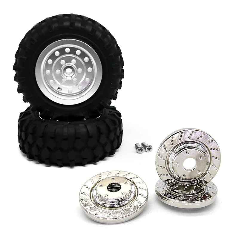 4Pcs Metal Brake Disc Caliper Tire Counterweight With Wheel With Rubber Tire Tyre 5Mm Hex
4Pcs Metal Brake Disc Caliper Tire Counterweight With Wheel With Rubber Tire Tyre 5Mm Hex