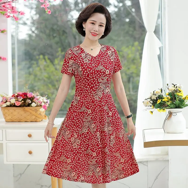 Fashion Summer Dress Women Floral Print High Waist vintage A-Line Dress elegant Boho Midi long Dresses NEW
Fashion Summer Dress Women Floral Print High Waist vintage A-Line Dress elegant Boho Midi long Dresses NEW
