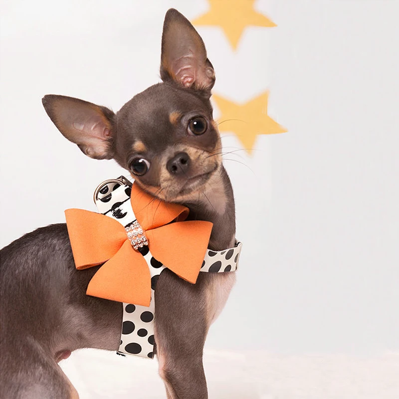 Cute Girl Bowtie Kitten Puppy Pet Dogs Harness And Leash Set Dogs Vest Harness Extra Small Dogs Lead Leash Warking Belt Chihuahu
Cute Girl Bowtie Kitten Puppy Pet Dogs Harness And Leash Set Dogs Vest Harness Extra Small Dogs Lead Leash Warking Belt Chihuahu