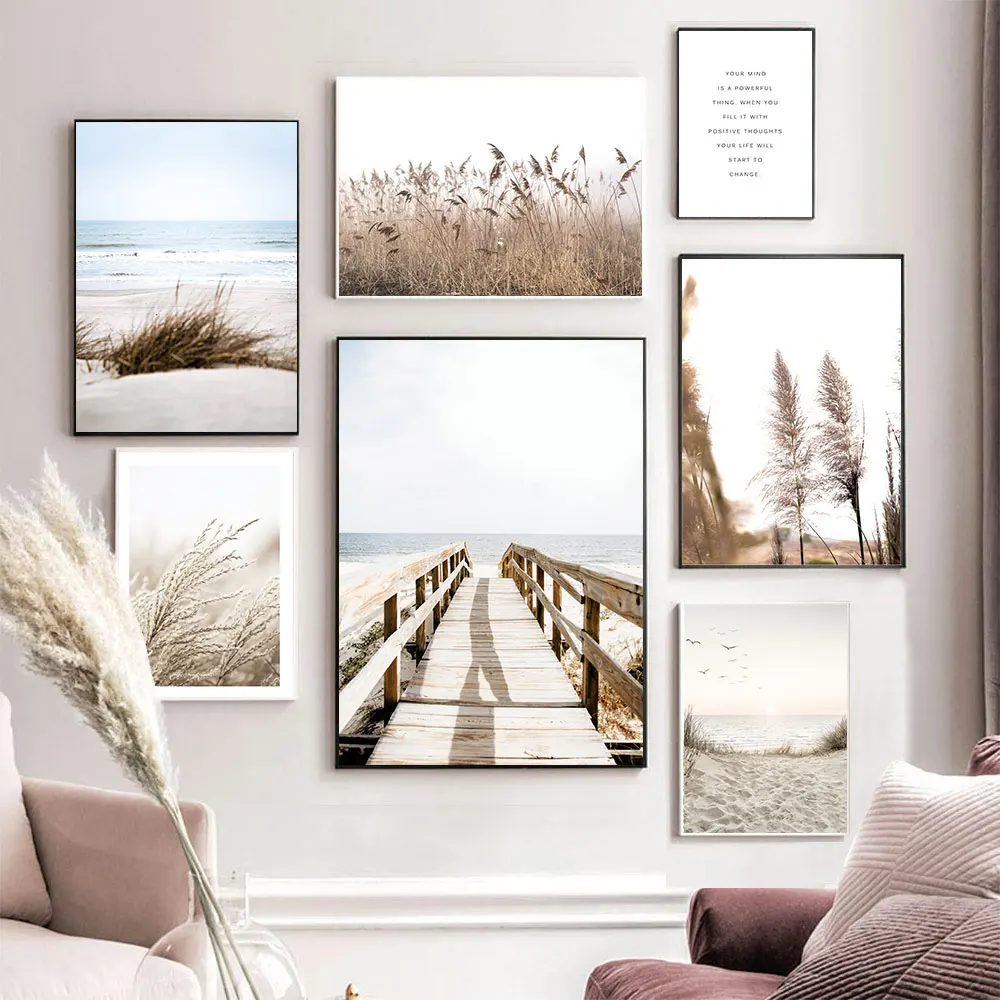 Nordic Decor Nature Landscape Wall Art Canvas Painting Reed Print Lake Beach Posters Bridge Prints Wall Pictures Home Decoration
Nordic Decor Nature Landscape Wall Art Canvas Painting Reed Print Lake Beach Posters Bridge Prints Wall Pictures Home Decoration