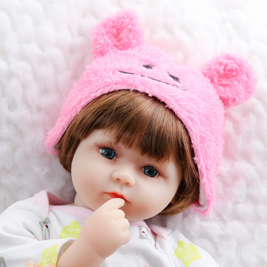 NPK 42Cm Soft Cloth Body Baby Dolls Reborn Realistic Bebe Toddler Doll Alive Baby Doll Toys for Girls Lifelike Dolls Real Touch 
NPK 42Cm Soft Cloth Body Baby Dolls Reborn Realistic Bebe Toddler Doll Alive Baby Doll Toys for Girls Lifelike Dolls Real Touch