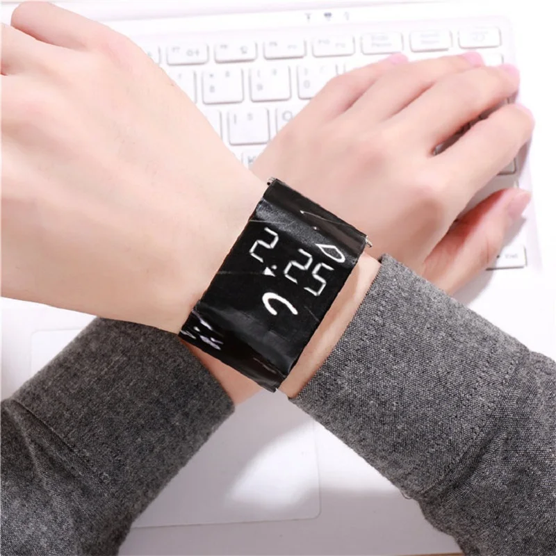 Waterproof Creative Good-looking Wristband Paper Watch LED Clock Watch Digital Paper Strap Watches Sport Watch Wristwatch
Waterproof Creative Good-looking Wristband Paper Watch LED Clock Watch Digital Paper Strap Watches Sport Watch Wristwatch