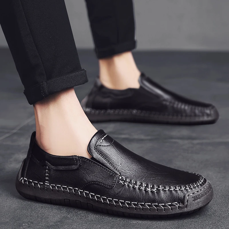 Men Loafers Shoes Fashion Boat Footwear Man Brand genuine Leather Moccasins Men Shoes Comfy Drive Men's Casual Shoes big size 48
Men Loafers Shoes Fashion Boat Footwear Man Brand genuine Leather Moccasins Men Shoes Comfy Drive Men's Casual Shoes big size 48