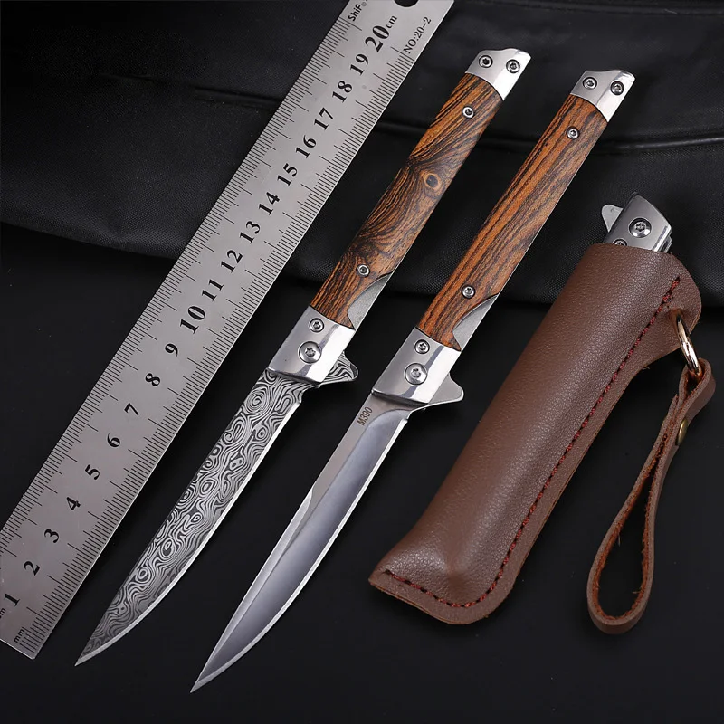 Damascus Pattern Folding Knife Outdoor Self-Defense Knife High Hardness Folding Knife M390 Camping Survival Knife
Damascus Pattern Folding Knife Outdoor Self-Defense Knife High Hardness Folding Knife M390 Camping Survival Knife