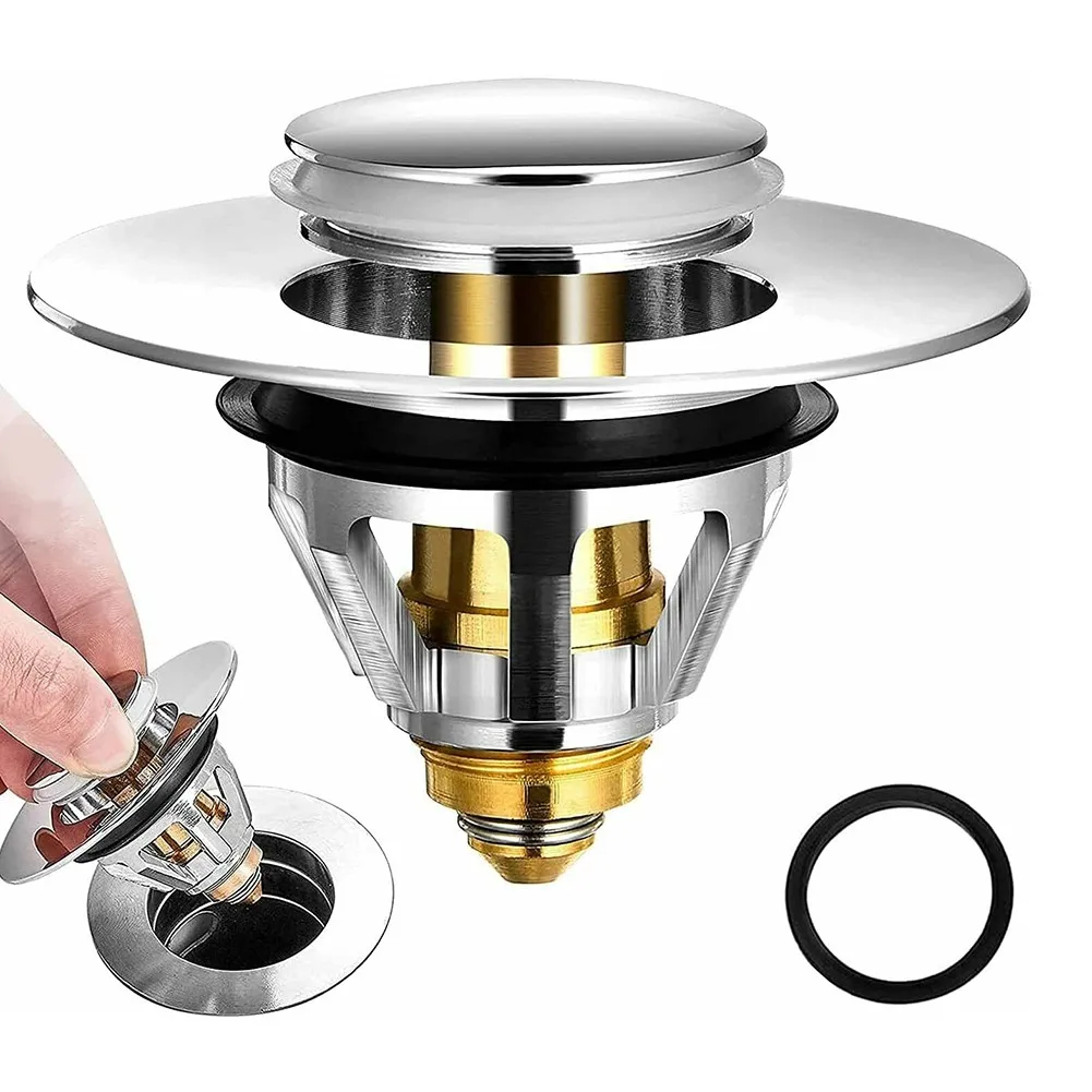 Kitchen Basin Up Drain Filter Bathroom Sink Plug Filter Floor Drain Universal Pop-Up Bounce Core Basin Drain Filter Hair Catcher
Kitchen Basin Up Drain Filter Bathroom Sink Plug Filter Floor Drain Universal Pop-Up Bounce Core Basin Drain Filter Hair Catcher