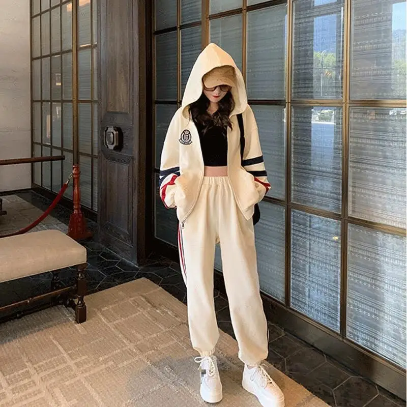 Casual Trainingspakken Vrouwen Vrouwelijke 2021 Nieuwe Herfst Mode Afslanken Gebreide Hooded Trui Tweedelige Set 2 Delige Set Vr
Casual Trainingspakken Vrouwen Vrouwelijke 2021 Nieuwe Herfst Mode Afslanken Gebreide Hooded Trui Tweedelige Set 2 Delige Set Vr