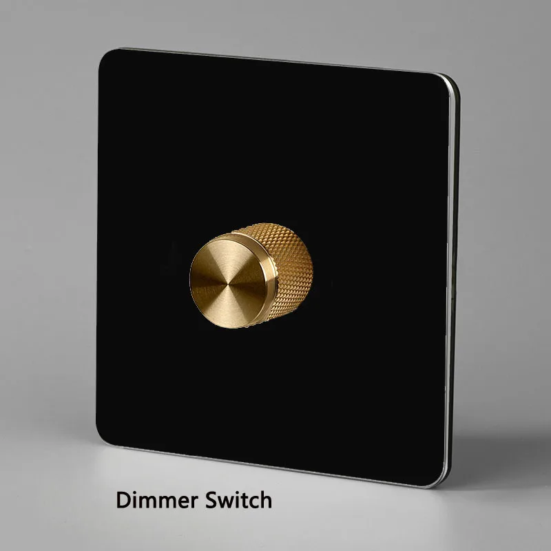 Led Dimmer Switch Electrical Light Brightness Regulator Antique Brass EU Standard
Led Dimmer Switch Electrical Light Brightness Regulator Antique Brass EU Standard
