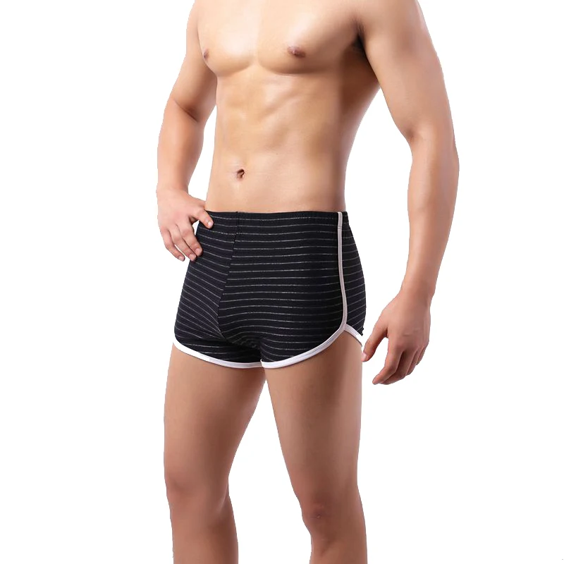 Summer Men Casual Homewear Shorts Nylon Split Fork Breathable Sleep Bottom Sexy Male Striped Nighty Sleepwear Short Pants
Summer Men Casual Homewear Shorts Nylon Split Fork Breathable Sleep Bottom Sexy Male Striped Nighty Sleepwear Short Pants