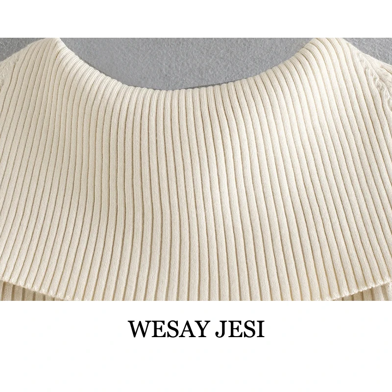 WESAY JESI Women's 2021 Fashion Off Shoulder Tight Knit Sweater Retro V-neck Long Sleeve Ladies Pullover Retro Chic Commuter Top
WESAY JESI Women's 2021 Fashion Off Shoulder Tight Knit Sweater Retro V-neck Long Sleeve Ladies Pullover Retro Chic Commuter Top