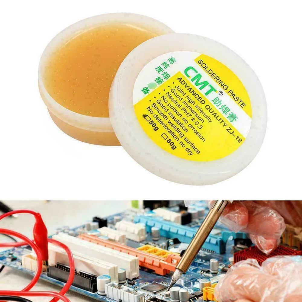 50g Welding Fluxes Rosin Soldering Paste Solder Welding Grease Cream For General Instruments, Copper, Tin, Welding Clean
50g Welding Fluxes Rosin Soldering Paste Solder Welding Grease Cream For General Instruments, Copper, Tin, Welding Clean