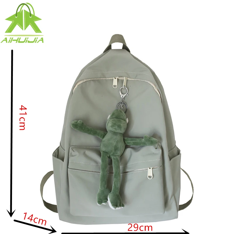 Fashion Women Multifunction Backpack High Capacity Student School Bag 2021 New Nylon Solid Color Travel Casual Shoulder Handbag
Fashion Women Multifunction Backpack High Capacity Student School Bag 2021 New Nylon Solid Color Travel Casual Shoulder Handbag