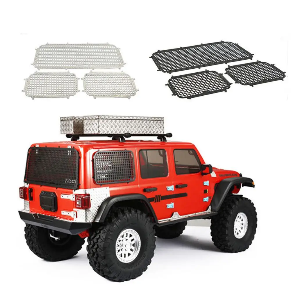 3Pcs Metal Window Mesh Protective Net for 1/10 RC Crawler Car AXIAL SCX10 III AXI03007 Jeep Upgrade Accessories
3Pcs Metal Window Mesh Protective Net for 1/10 RC Crawler Car AXIAL SCX10 III AXI03007 Jeep Upgrade Accessories