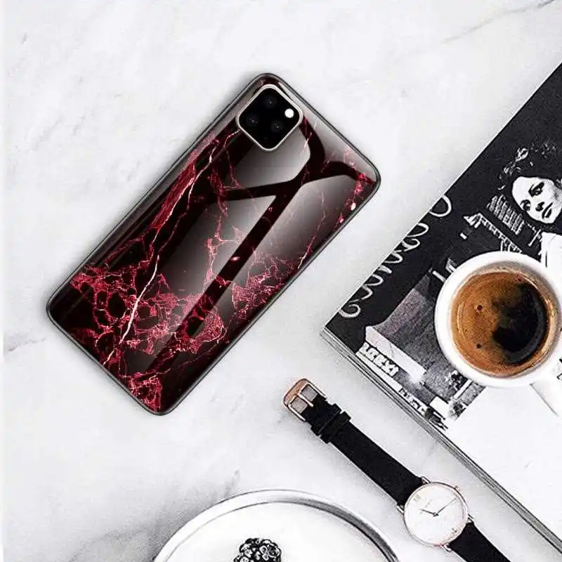 KatyChoi Marble Pattern Glass Case For iPhone 11 Pro XS Max XR X 8 7 6 6s Plus Phone Case Cover
KatyChoi Marble Pattern Glass Case For iPhone 11 Pro XS Max XR X 8 7 6 6s Plus Phone Case Cover