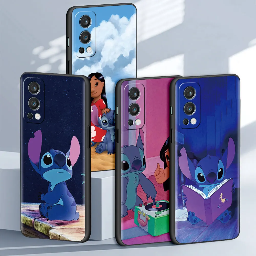 Роскошный чехол для OnePlus 8T Nord 2 CE N100 N10 5G 8 9 7 Pro 9R, чехол с милым рисунком Лило Стич, черный мягкий силиконовый чехол 
Роскошный чехол для OnePlus 8T Nord 2 CE N100 N10 5G 8 9 7 Pro 9R, чехол с милым рисунком Лило Стич, черный мягкий силиконовый чехол