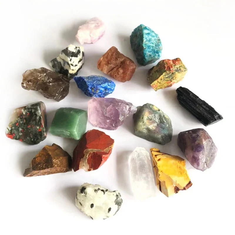 

Натуральные смешанные кристаллы 100 г, розовый кварц, необработанные кристаллы, лечебные камни, аметист, сырье для украшения