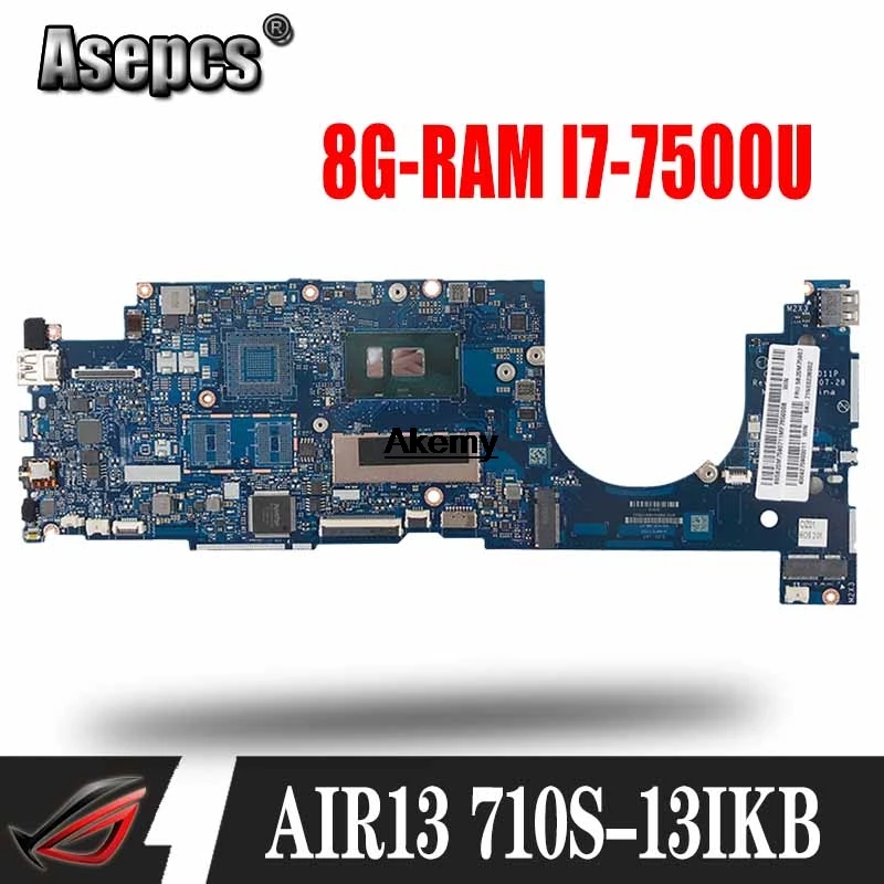 LA E011P материнская плата для ноутбука lenovo Ideapad AIR13 710S 13IKB оригинальная 8G RAM I7