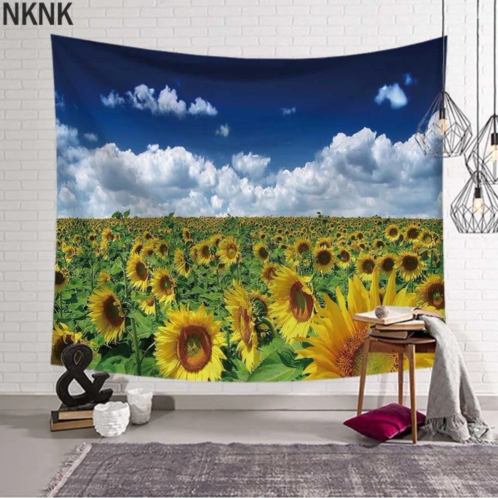 Sunflower Wall Hanging Tapestry 3D Flower Pattern HD Scenery Art Carpet Blanket Yoga Mat Gobelin Decorative Tapestry Home Decor
Sunflower Wall Hanging Tapestry 3D Flower Pattern HD Scenery Art Carpet Blanket Yoga Mat Gobelin Decorative Tapestry Home Decor
