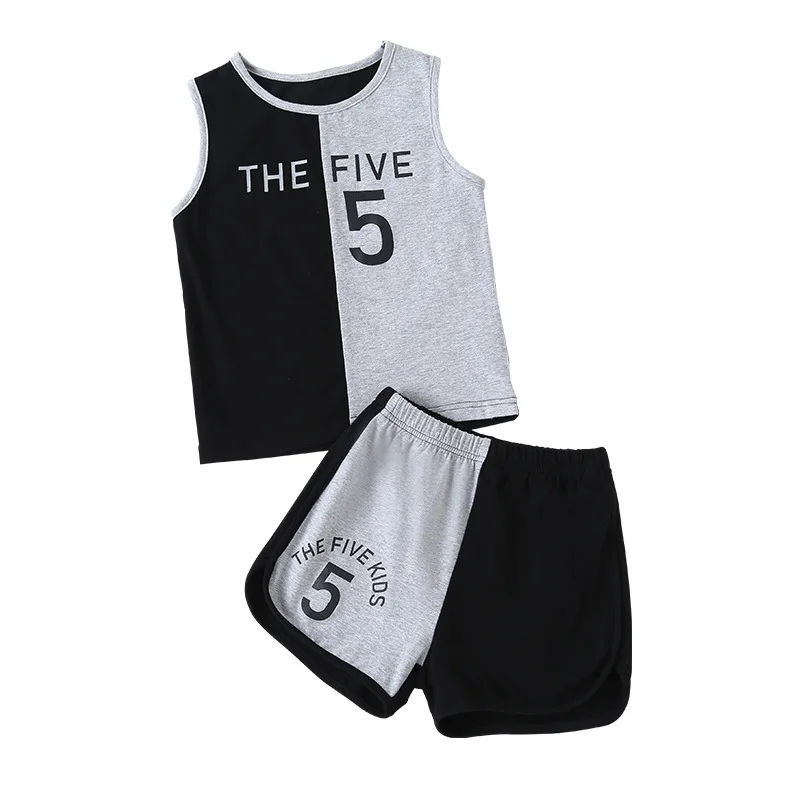 2020 Winter Children Sets Casual Sleeveless O Neck Nubmber Tops Patchwork Shorts 2Pcs Girl Boys Clothes Sets 18M-6T
2020 Winter Children Sets Casual Sleeveless O Neck Nubmber Tops Patchwork Shorts 2Pcs Girl Boys Clothes Sets 18M-6T