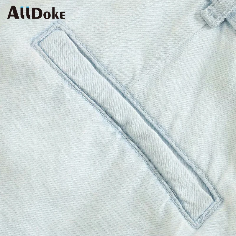 ALLDOKE vintage casual denim playsuits women summer high waist double pockets short jumpsuits turn down collar ladies rompers
ALLDOKE vintage casual denim playsuits women summer high waist double pockets short jumpsuits turn down collar ladies rompers