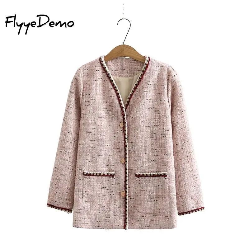 Pink Women's Blazer Suits Autumn Winter Woolen Jacket Csual Vintage Coat Office Jacket Solid Elegant Women Tops Big Size 4XL
Pink Women's Blazer Suits Autumn Winter Woolen Jacket Csual Vintage Coat Office Jacket Solid Elegant Women Tops Big Size 4XL