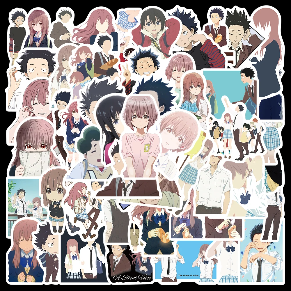 10/50pcs Cartoon Anime A Silent Voice Stickers The Shape Of Voice Stickers for Laptop Cars Guitar Luggage Fridge Kid Toys Decals
10/50pcs Cartoon Anime A Silent Voice Stickers The Shape Of Voice Stickers for Laptop Cars Guitar Luggage Fridge Kid Toys Decals