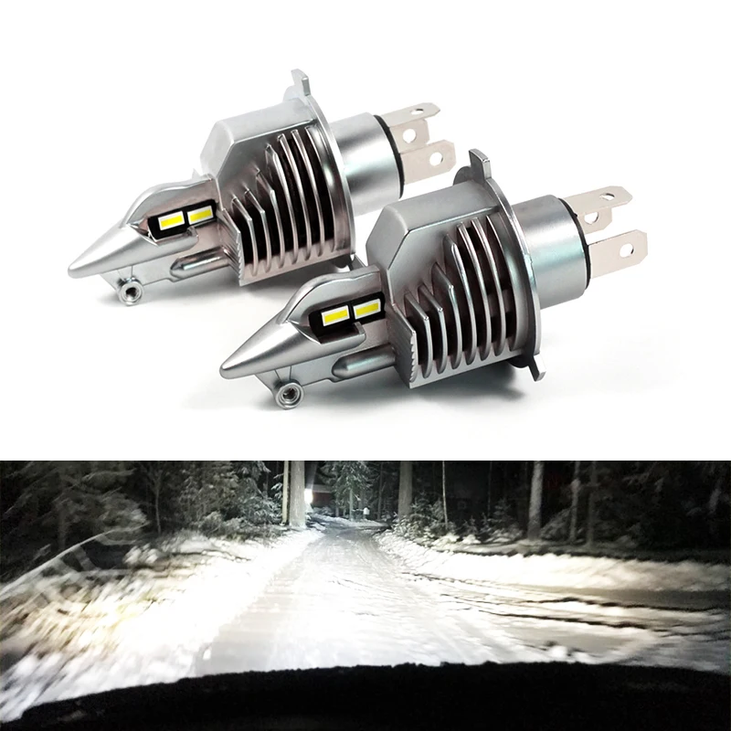 2Pcs Super Bright H4 Led Bulbs Car Headlight 72W 6000K Led H4 Motorcycle headlight Bulbs lamp Led H4 Hi/Lo Beam Headlight Bulbs
2Pcs Super Bright H4 Led Bulbs Car Headlight 72W 6000K Led H4 Motorcycle headlight Bulbs lamp Led H4 Hi/Lo Beam Headlight Bulbs
