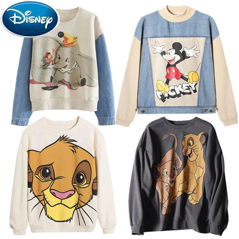 Disney Sweatshirt Chic Fashion Minnie Mickey Mouse Donald Duck Bambi Cartoon Letter Print Unisex Women Hoodie Long Sleeve Tops
Disney Sweatshirt Chic Fashion Minnie Mickey Mouse Donald Duck Bambi Cartoon Letter Print Unisex Women Hoodie Long Sleeve Tops