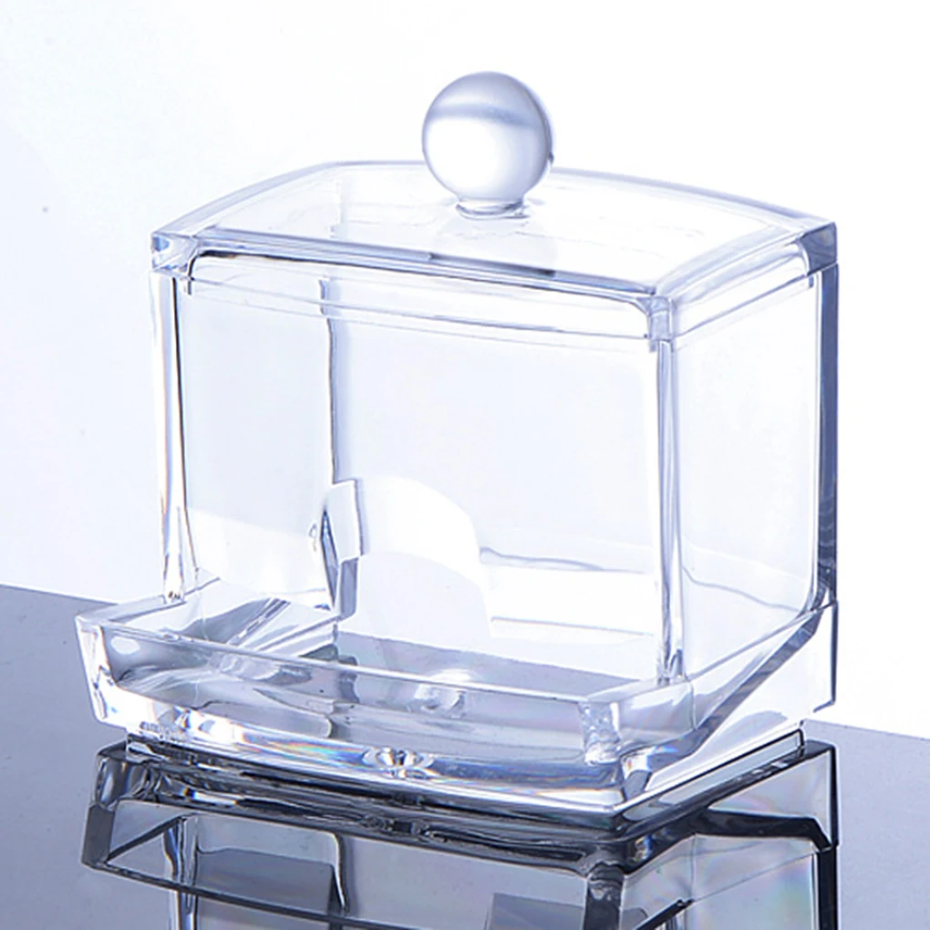 Transparent Clear PS Acrylic Q-Tip Holder Box Cotton Swabs Stick Storage Container Cosmetic Makeup Storage Case Boxes
Transparent Clear PS Acrylic Q-Tip Holder Box Cotton Swabs Stick Storage Container Cosmetic Makeup Storage Case Boxes