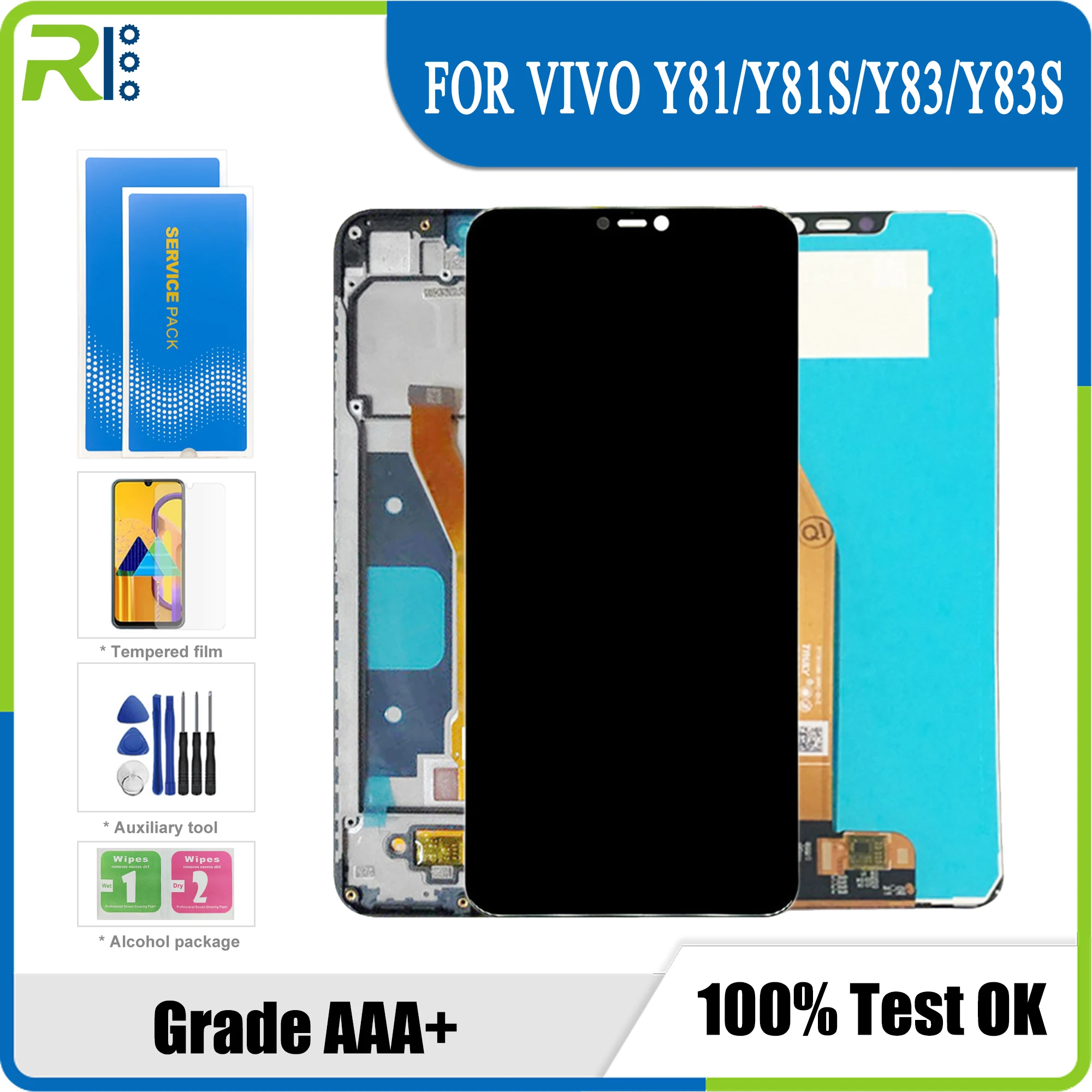 ЖК-дисплей 6,22 дюйма Y81 для Vivo BBK Y81s, ЖК-дисплей кодирующий преобразователь сенсорного экрана в сборе, замена для VIVO Y83 / Y83s
ЖК-дисплей 6,22 дюйма Y81 для Vivo BBK Y81s, ЖК-дисплей кодирующий преобразователь сенсорного экрана в сборе, замена для VIVO Y83 / Y83s