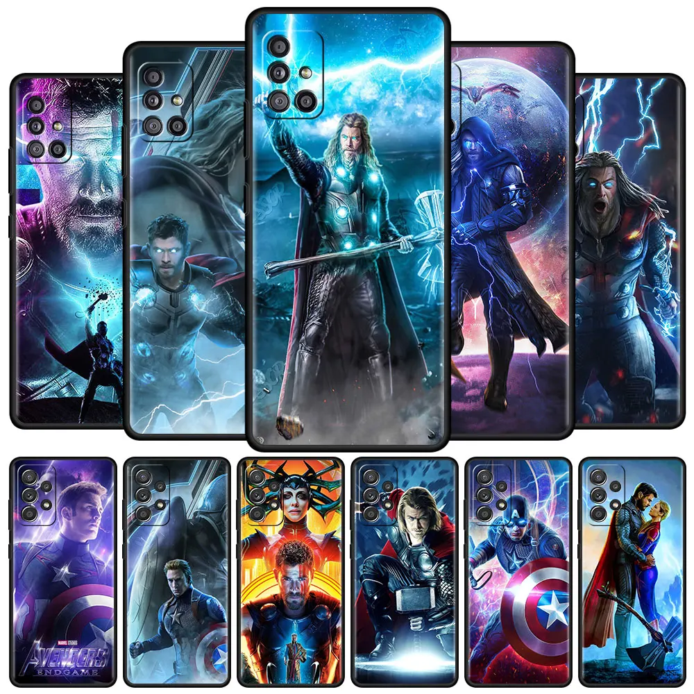 Hero Thor MARVEL For Samsung A51 A12 A21s Phone Case For Galaxy A71 A52 A31 A32 A02s A72 A11 A41 A22 Soft Cover Sac 
Hero Thor MARVEL For Samsung A51 A12 A21s Phone Case For Galaxy A71 A52 A31 A32 A02s A72 A11 A41 A22 Soft Cover Sac