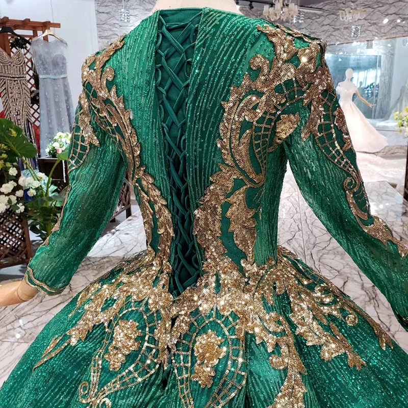 BGW 3525ht Muslim Evening Dress Floor Length Long Sleeve Ball Gown Sequined Plus Size Formal Dress Evening Vestido De Novia 2020
BGW 3525ht Muslim Evening Dress Floor Length Long Sleeve Ball Gown Sequined Plus Size Formal Dress Evening Vestido De Novia 2020