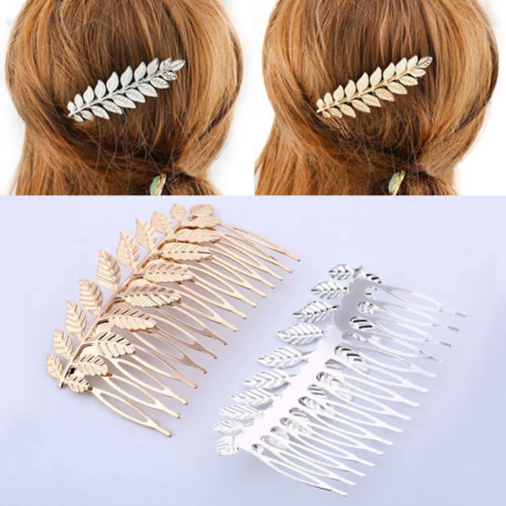 1Pcs /set New Style Tree leaf Pop Hair Clip Comb Hair Accessories Solid Color Wedding Festival Metal headdress Hair Styling Comb
1Pcs /set New Style Tree leaf Pop Hair Clip Comb Hair Accessories Solid Color Wedding Festival Metal headdress Hair Styling Comb