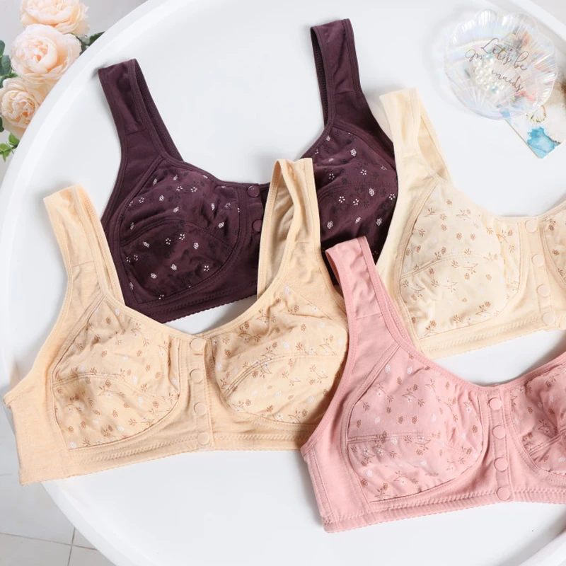 Cotton Comfortable Soft Front-Close Bralette for Women Size 80-105 B Cup Big Size Bra Large Size Middle Age Women Everyday Wear
Cotton Comfortable Soft Front-Close Bralette for Women Size 80-105 B Cup Big Size Bra Large Size Middle Age Women Everyday Wear