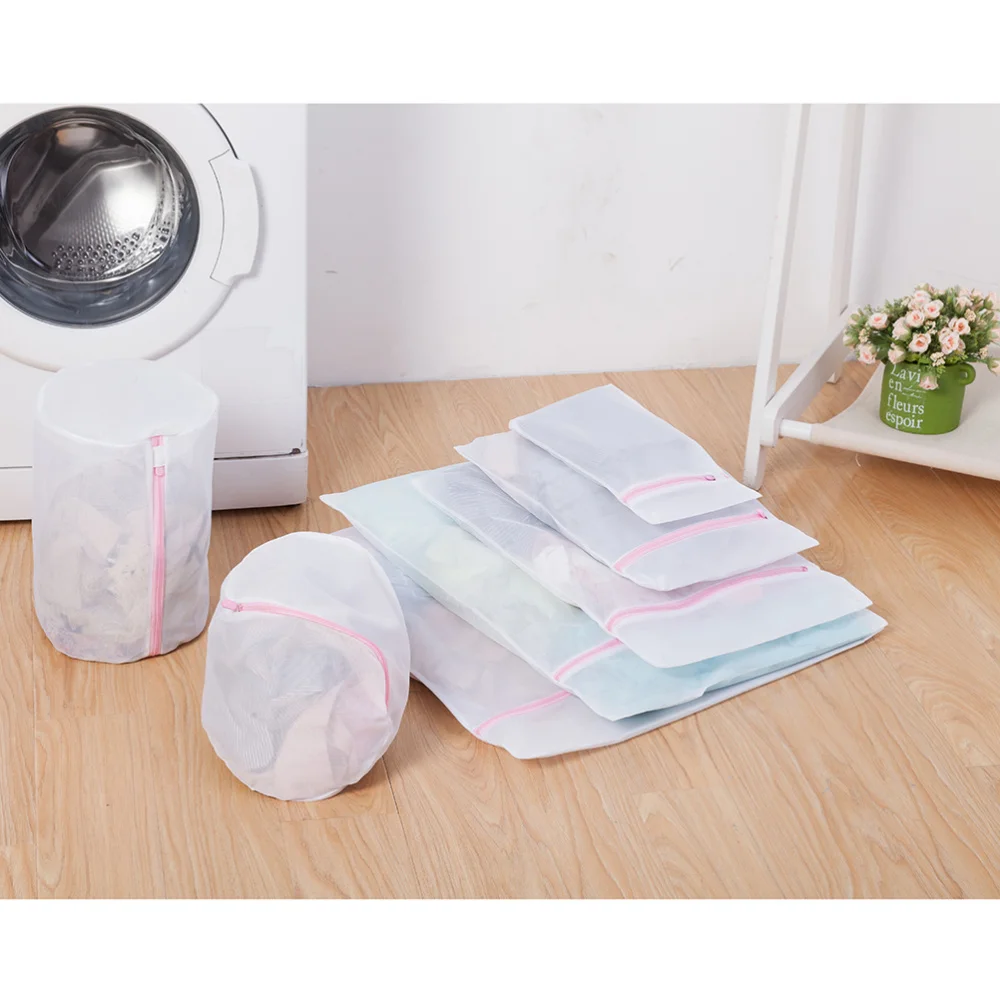 5pcs Thickened Laundry Bag Set Fine Mesh Washing Bags Garment Delicates Protection Bags with Zipper Closure
5pcs Thickened Laundry Bag Set Fine Mesh Washing Bags Garment Delicates Protection Bags with Zipper Closure