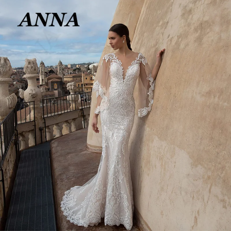 Женское свадебное платье в стиле бохо Anna Beauty, Тюлевое пляжное платье с V-образным вырезом для вечеринки, пикантное свадебное платье с апплик...
Женское свадебное платье в стиле бохо Anna Beauty, Тюлевое пляжное платье с V-образным вырезом для вечеринки, пикантное свадебное платье с апплик...