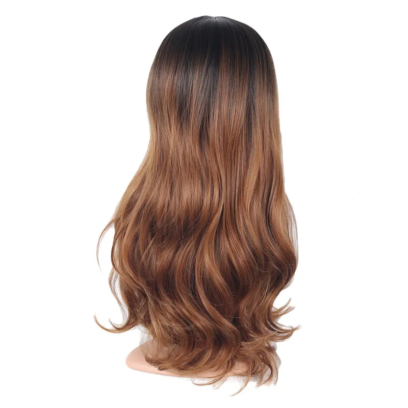 Ombre Brown Body Wave Wigs for Black Women 26''long Water Wave Wigs with Bangs Naural Synthetic Fibre Fake Hair Cosplay Wavy Wig
Ombre Brown Body Wave Wigs for Black Women 26''long Water Wave Wigs with Bangs Naural Synthetic Fibre Fake Hair Cosplay Wavy Wig
